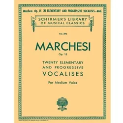 20 Elementary And Progressive Vocalises, Op 15 - Medium Voice