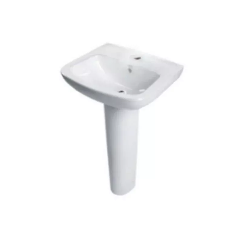 ^American Standard LAV.W/LONG PED. NEW CODIE-S 0948 white – square