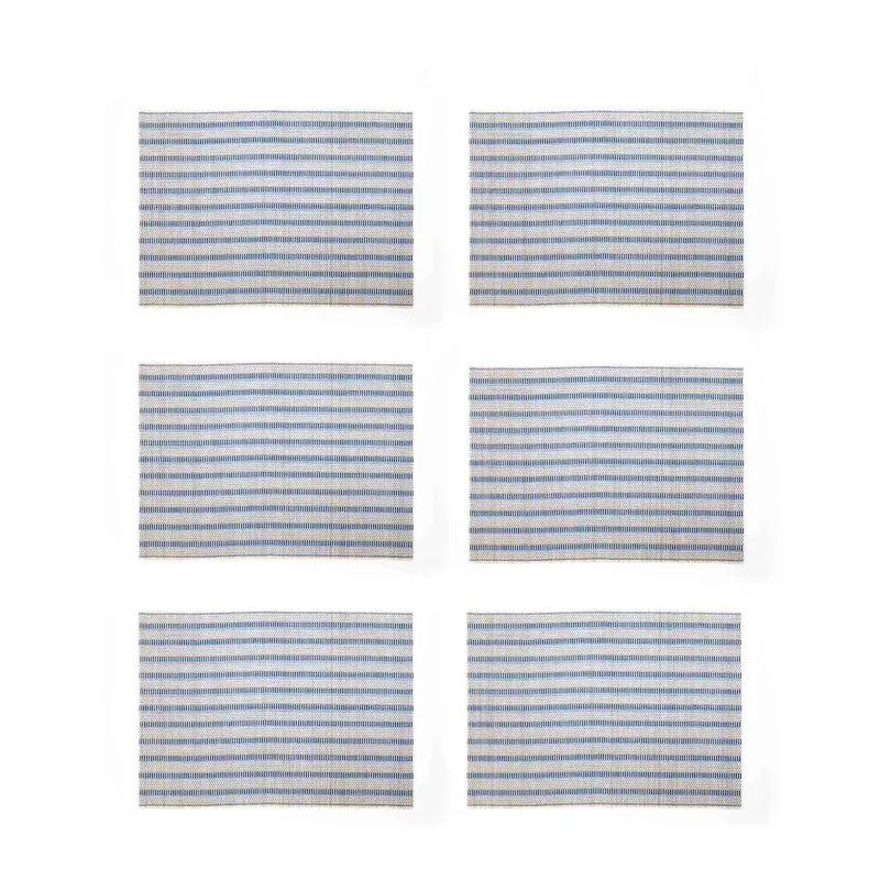 Bamboo Blue Placemat 45 x 33cm – Set of 6