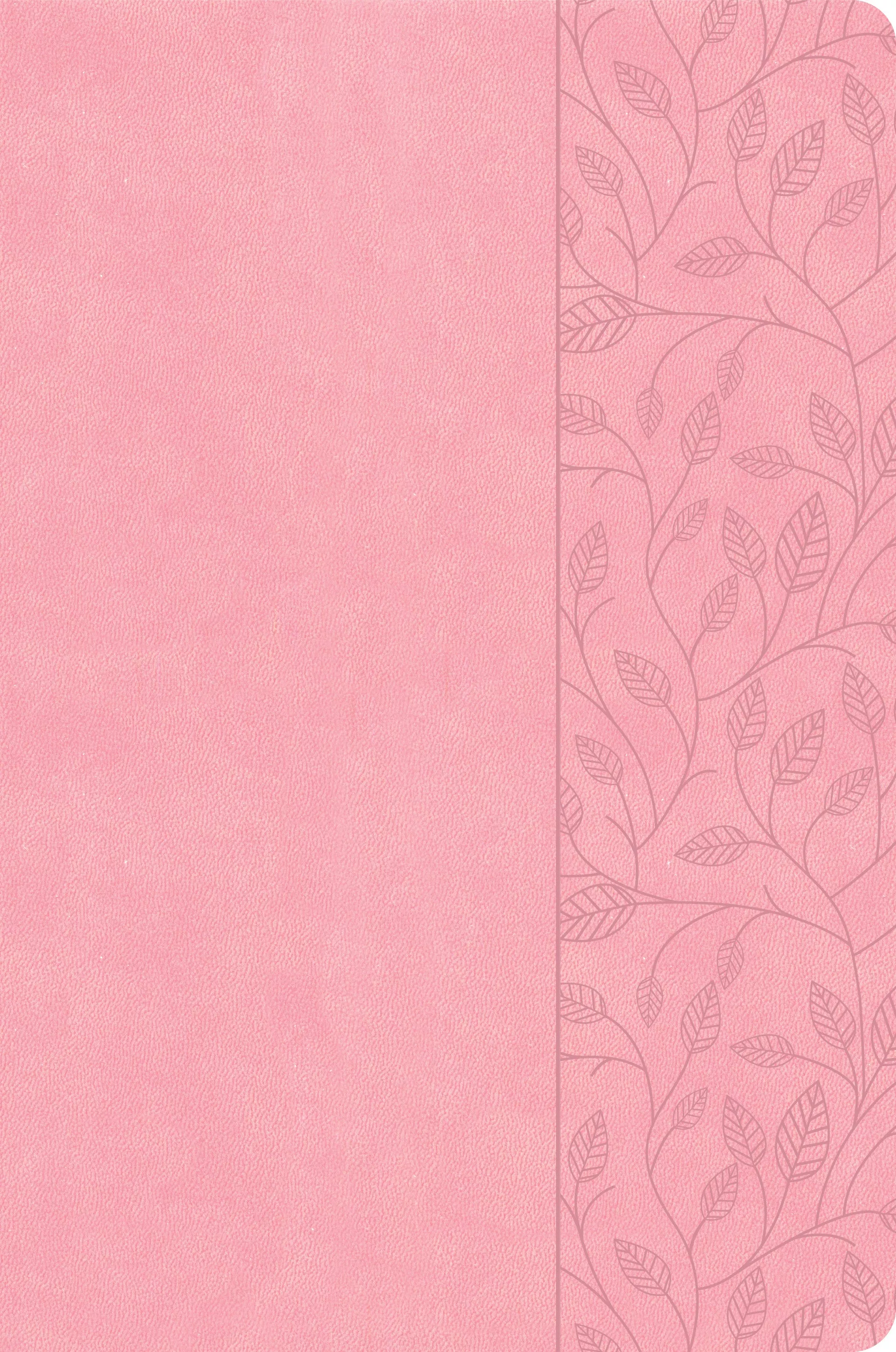 CSB Large Print Thinline Bible Value Edition, Soft Pink (Red Letter Edition)
