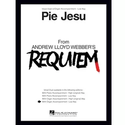 Pie Jesu (Low Key) - Vocal Duet with Organ