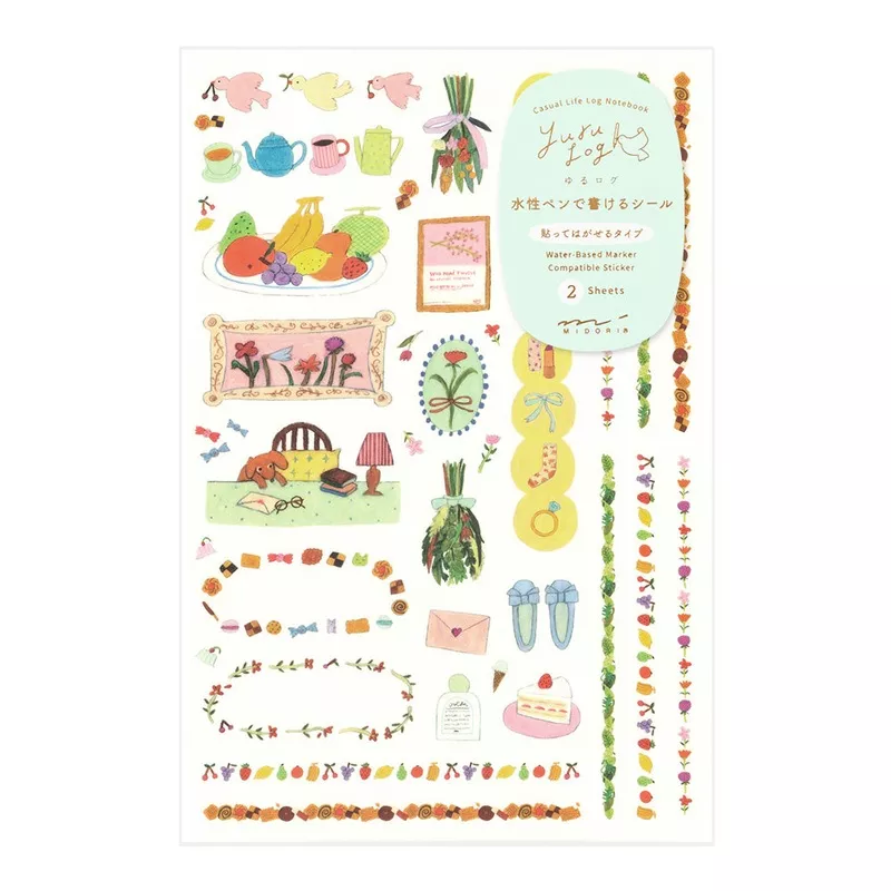 Yuru Log 2 Sheets Sticker – My Life