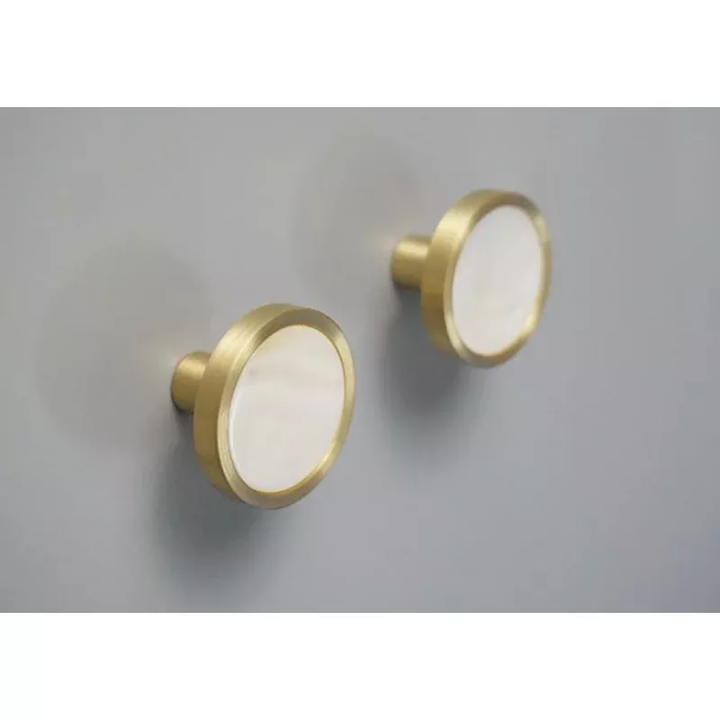 Zahra Shell Knob 25mm Gold