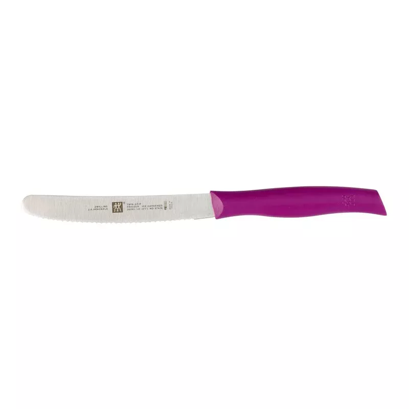 Zwilling 4.5″ Twin Grip Knife with Serrated Edge – Pink